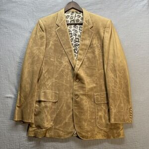 Robert Alexander Suede Blazer 42R‎ Tan Vintage